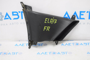 Front right bumper air duct Hyundai Elantra AD 17-18 prerest without fog lights