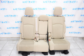 Rear row of seats 2 row Dodge Journey 11-19 cloth beige