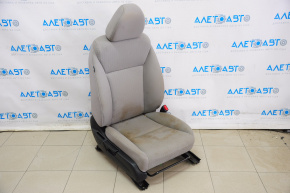 Passenger seat Honda HR-V 16-18 without airbag, fur, cloth gray, for cleaning