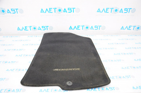 Carpet interior front right Hyundai Sonata 15-17 cloth black