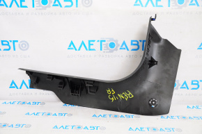 Door sill trim front right Jeep Renegade 15-21 black, worn, missing plug