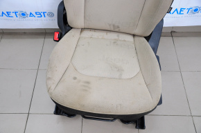 Driver's seat Jeep Renegade 15-17 without airbag, mechanic, cloth, beige