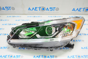 Headlight front left bare Honda Accord 16-17 halogen without DRL
