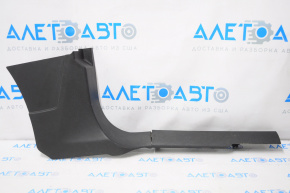Front pillar trim lower right GMC Terrain 10-17 with threshold trim, black, crack in fastening