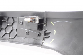 Front pillar trim lower right GMC Terrain 10-17 with threshold trim, black, crack in fastening
