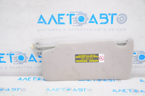 Right visor for Lexus RX300 RX330 RX350 RX400h 04-09, gray, without hook