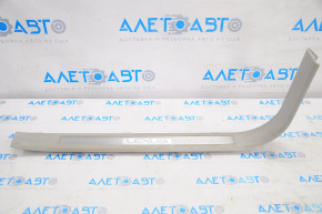 Door sill trim with illumination front right Lexus RX300 RX330 RX350 RX400h 04-08 gray, with chrome trim, butt on chrome, worn