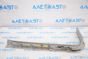 Door sill trim with illumination front right Lexus RX300 RX330 RX350 RX400h 04-08 gray, with chrome trim, butt on chrome, worn