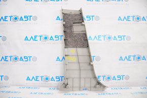 Lexus RX300 RX330 RX350 RX400h 04-08 lower right center pillar trim, gray