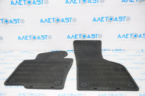 Set of interior mats VW CC 08-17 black rubber