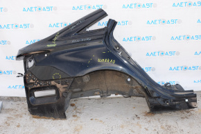 Quarter wing rear right Hyundai Sonata 11-15 black, after repair, dent