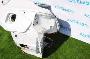 Quarter wing rear left Nissan Altima 13-15 prerest white, cut off at sunset