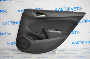 Door trim panel rear right Chevrolet Cruze 16- black