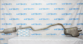Muffler rear part with barrel Chevrolet Cruze 16- with middle part, cut catalyst