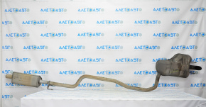 Muffler rear part with barrel Chevrolet Cruze 16- with middle part, cut catalyst