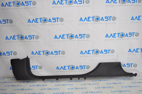 Door sill trim front right Chevrolet Cruze 16- black, broken fastener
