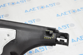 Door sill trim front right Chevrolet Cruze 16- black, broken fastener