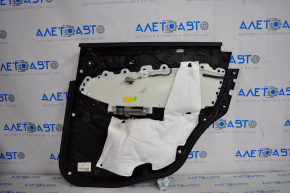 Door trim panel, rear left, Ford Edge 15-18, black with beige insert