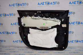 Door trim panel, front right, Ford Edge 15-18, black with beige insert