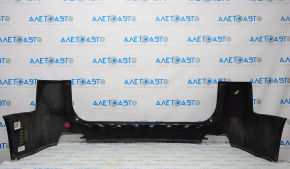 Bare rear bumper GMC Terrain 10-15 pre-rest without parking sensors, blue, cracks in fasteners