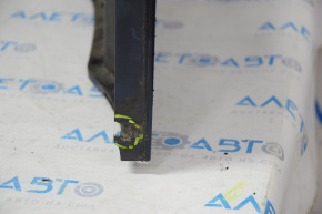 Bare rear bumper GMC Terrain 10-15 pre-rest without parking sensors, blue, cracks in fasteners