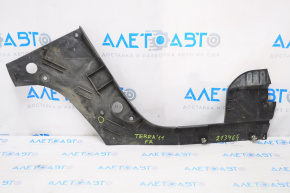Seal wing hood-wing right GMC Terrain 10-17 2 parts, tear