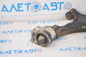 Lower front right arm GMC Terrain 10-17 rusty, torn silent block and ball joint boot