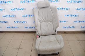 Rear seat left Lexus RX300 RX330 RX350 RX400h 04-09 leather gray, for dry cleaning