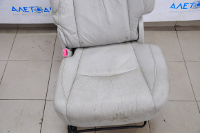Rear seat left Lexus RX300 RX330 RX350 RX400h 04-09 leather gray, for dry cleaning