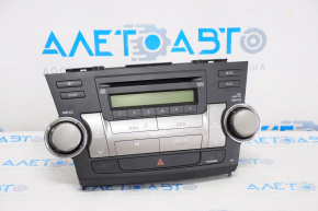 Tape recorder radio player Toyota Highlander 08-10 worn buttons