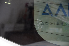 Rear glass of the trunk door Toyota Highlander 08-13 tinted