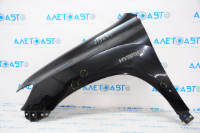 Front left wing Toyota Highlander 08-10 black 202, bumpers