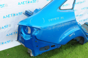 Quarter wing rear right Ford Fiesta 11-19 4d blue, with central pillar