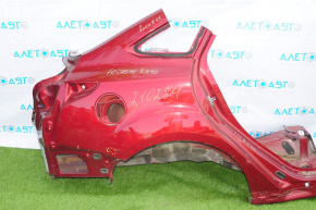 Quarter wing rear right Ford Focus mk3 11-18 4d red, dent, with central pillar