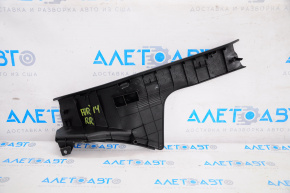 Subaru Forester 14-18 SJ rear right door sill plate, black