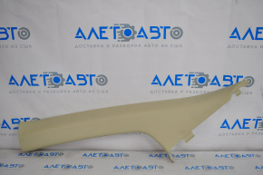 Front pillar trim upper left Ford Edge 16-24 beige, scratches
