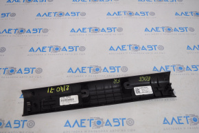 Door sill trim front right Ford Edge 15-18 black, worn, broken fasteners