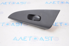 Rear right window lift control Nissan Sentra 13-19 black, with overlay