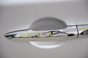 Door handle outer front left Nissan Sentra 15-19 rest keyless, chrome
