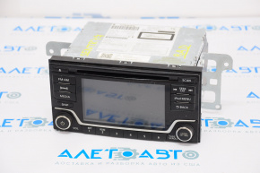 Radio tape recorder Nissan Sentra 13-19 monitor, without navigation, stripes on the screen