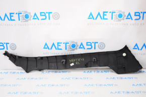 Rear pillar trim lower left Nissan Sentra 13-19 black