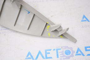 Front pillar trim upper left Nissan Sentra 13-17 gray, under speaker, broken fasteners