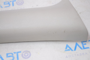 Front pillar trim upper right Nissan Sentra 13-17 gray, under dynamo, scratch, broken fastener
