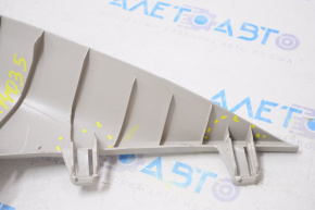 Front pillar trim upper right Nissan Sentra 13-17 gray, under dynamo, scratch, broken fastener
