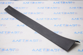 Door sill trim front right Nissan Sentra 13-17 black, worn