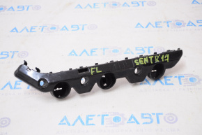 Front bumper mount left wing Nissan Sentra 16-19 rest