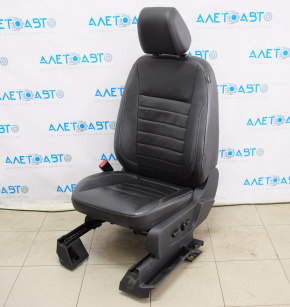 Driver's seat Ford C-max MK2 13-16 with airbag, electric, leather black