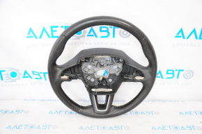Steering wheel bare Ford Focus mk3 15-18 rest, black leather, heated