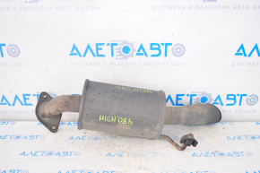 Rear muffler barrel for Toyota Highlander 08-11 hybrid