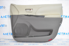 Door trim card front right Toyota Sienna 11-12 beige, worn leather